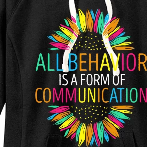 Communication Funny Behavioral Therapist Women's Fleece Hoodie