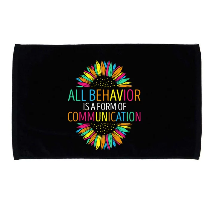 Communication Funny Behavioral Therapist Microfiber Hand Towel