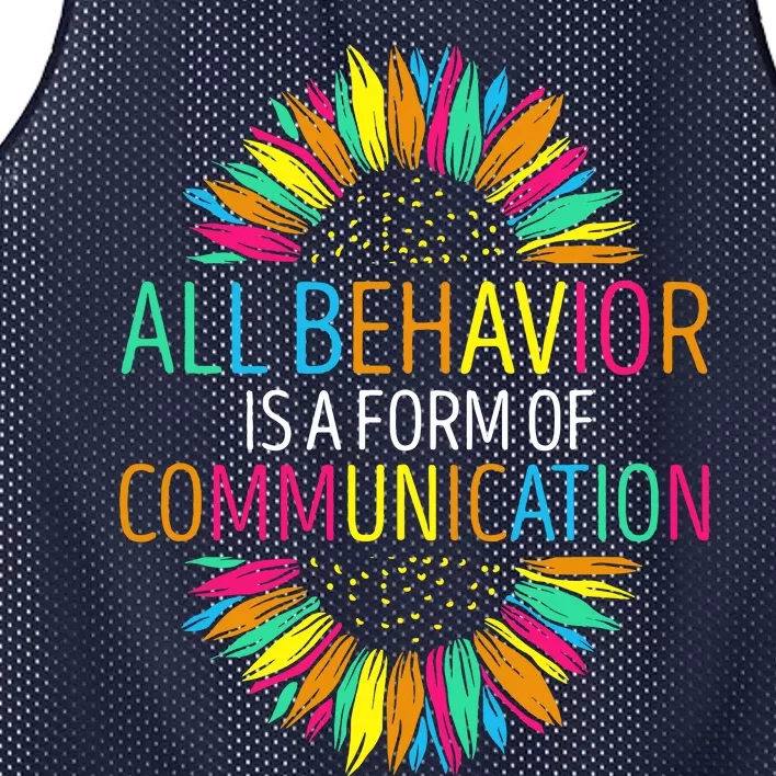 Communication Funny Behavioral Therapist Mesh Reversible Basketball Jersey Tank