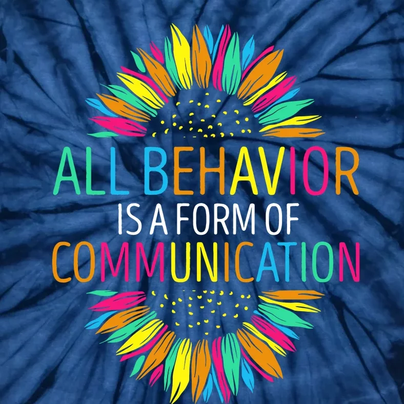 Communication Funny Behavioral Therapist Tie-Dye T-Shirt