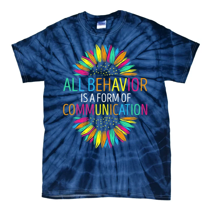 Communication Funny Behavioral Therapist Tie-Dye T-Shirt