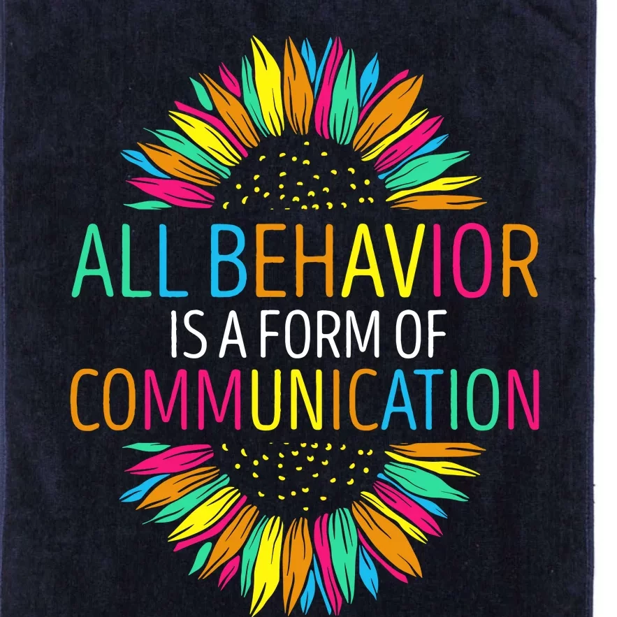 Communication Funny Behavioral Therapist Platinum Collection Golf Towel