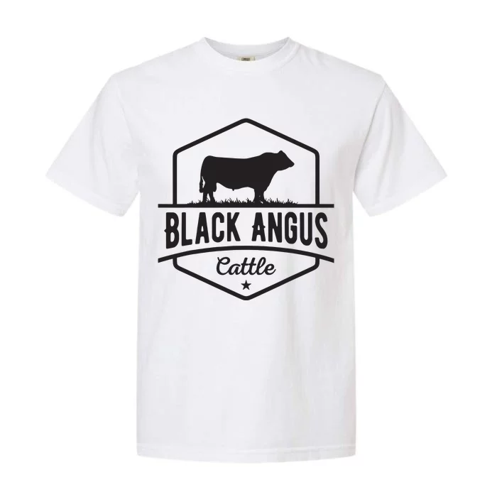 Cow Farmer Black Angus Cattle Garment-Dyed Heavyweight T-Shirt