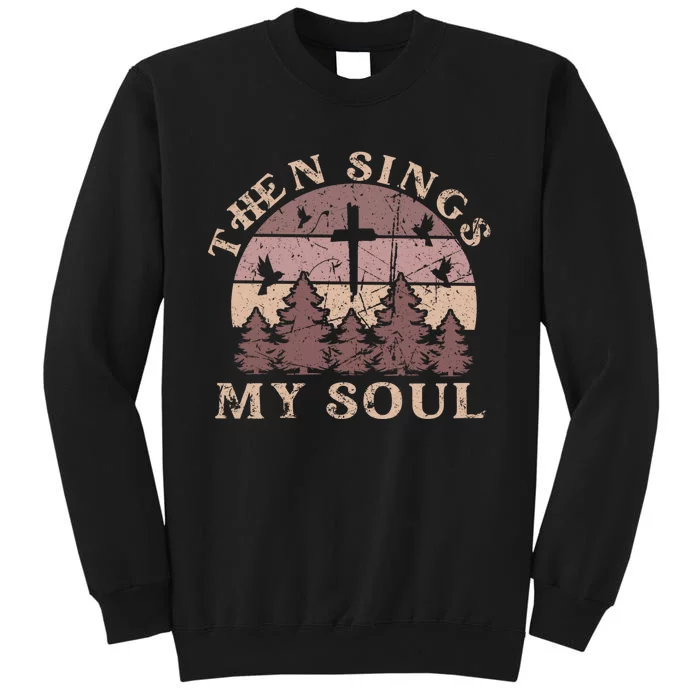 Christian Faith Boho Hymn Scripture Cute Tall Sweatshirt