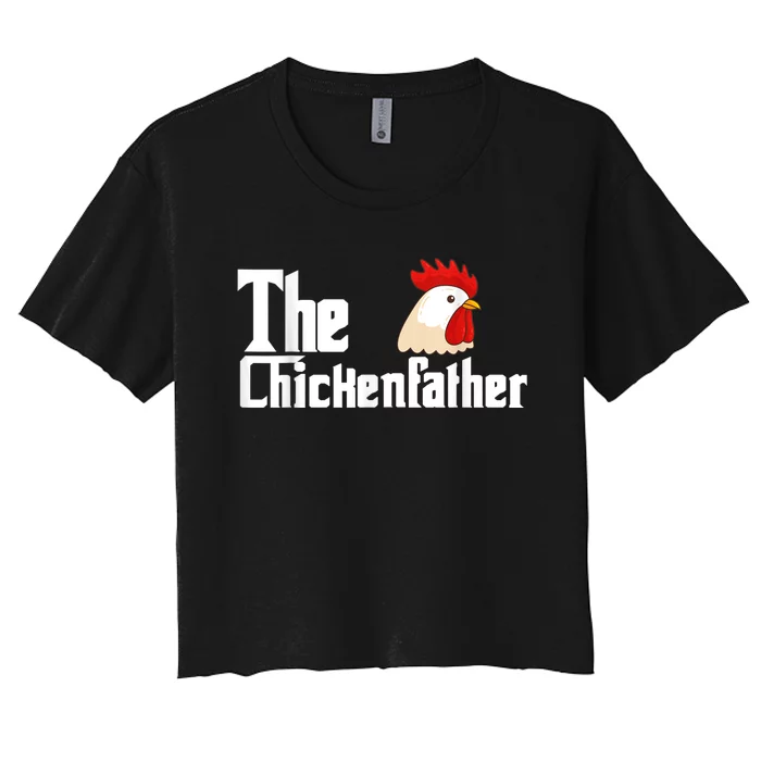 Chicken Farmer Backyard Farm Hen Chicken Backyard Hen Flock Rooster Women's Crop Top Tee