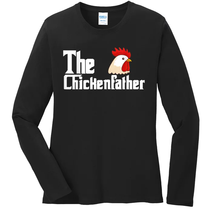 Chicken Farmer Backyard Farm Hen Chicken Backyard Hen Flock Rooster Ladies Long Sleeve Shirt