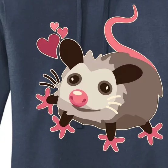 Cute Funny Baby Opossum Women's Pullover Hoodie