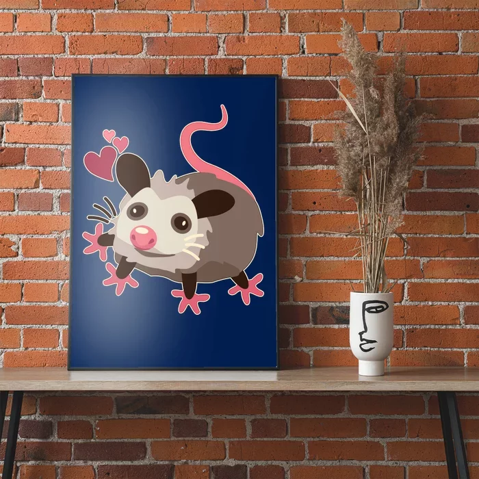 Cute Funny Baby Opossum Poster