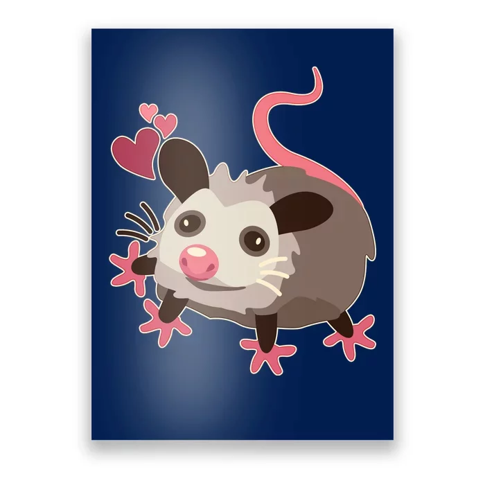 Cute Funny Baby Opossum Poster