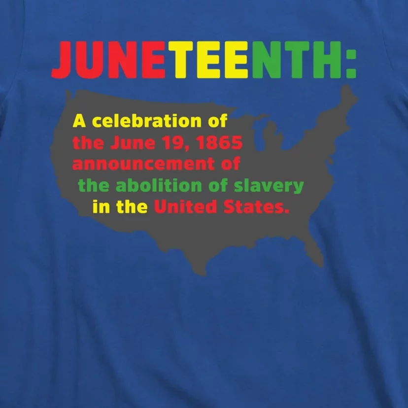 Celebrates Freedom Black African Juneteenth Black History Gift T-Shirt