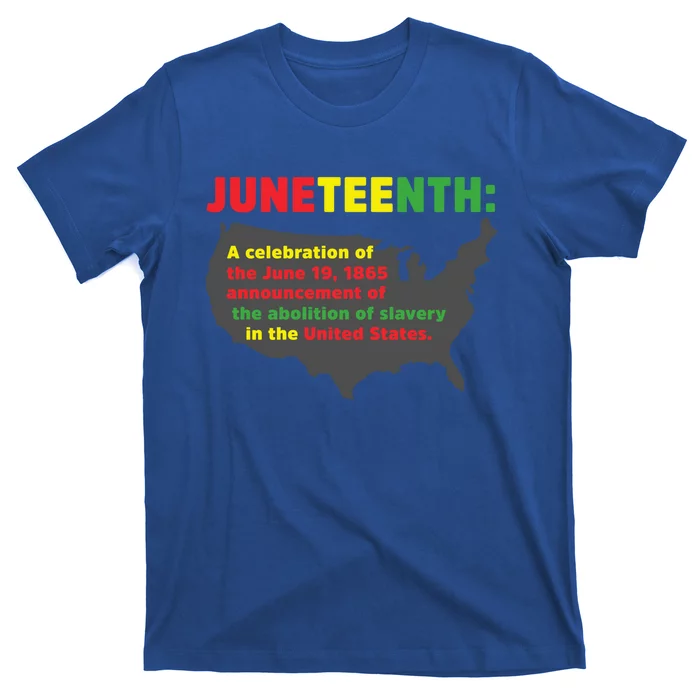 Celebrates Freedom Black African Juneteenth Black History Gift T-Shirt