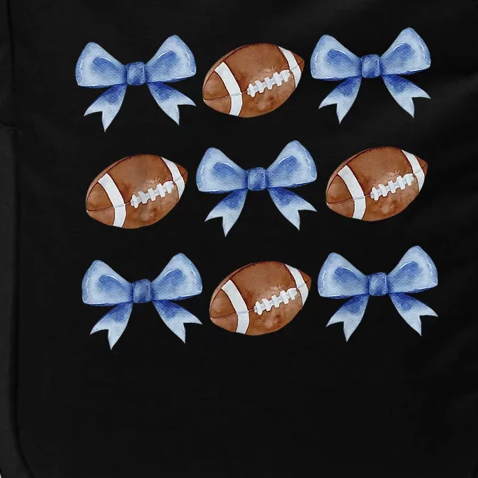 Coquette Football Bow Football Mom Game Day Impact Tech Backpack