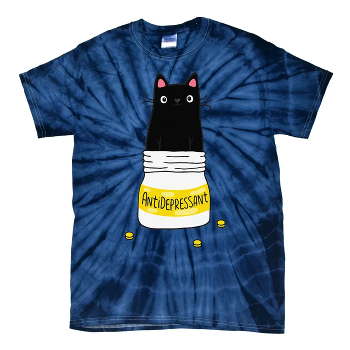 Cute Funny Cat Tie-Dye T-Shirt