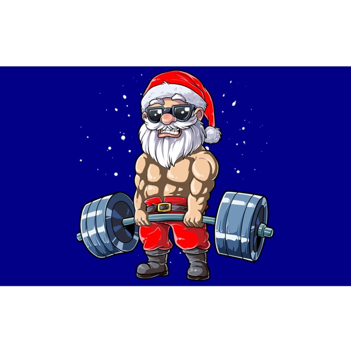 Costume Fitness Christmas Santa Arts Deadlifts Gym Gift Bumper Sticker