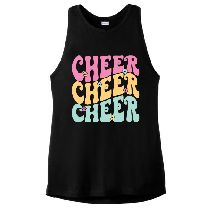 Cheerleading For Cheerleader Squad Teen Cheer Practice Ladies Tri-Blend Wicking Tank