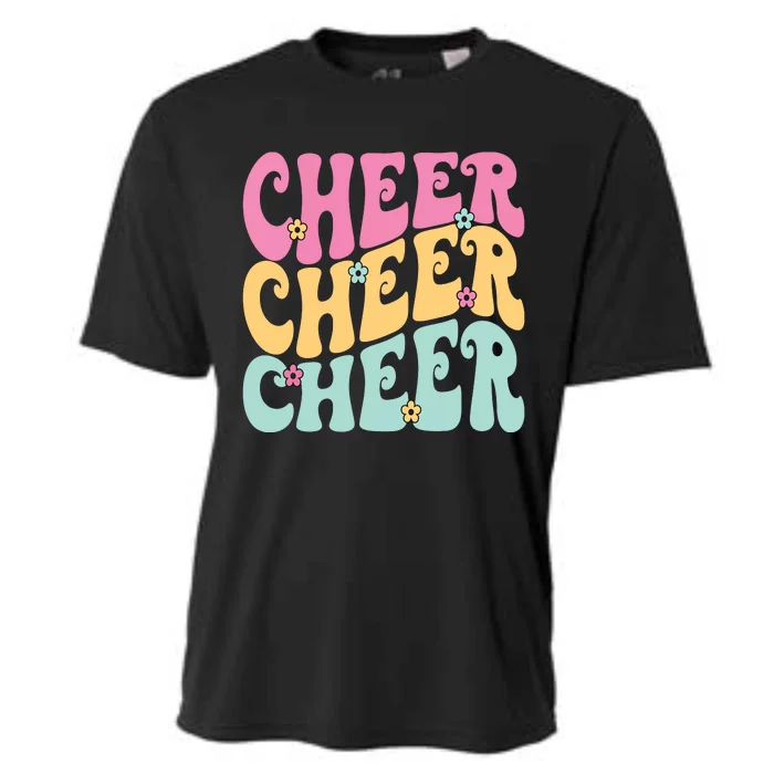 Cheerleading For Cheerleader Squad Teen Cheer Practice Cooling Performance Crew T-Shirt