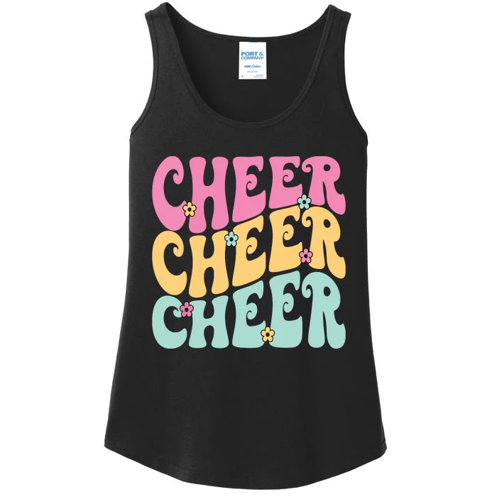 Cheerleading For Cheerleader Squad Teen Cheer Practice Ladies Essential Tank