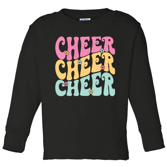 Cheerleading For Cheerleader Squad Teen Cheer Practice Toddler Long Sleeve Shirt