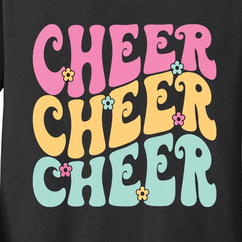 Cheerleading For Cheerleader Squad Teen Cheer Practice Kids Long Sleeve Shirt