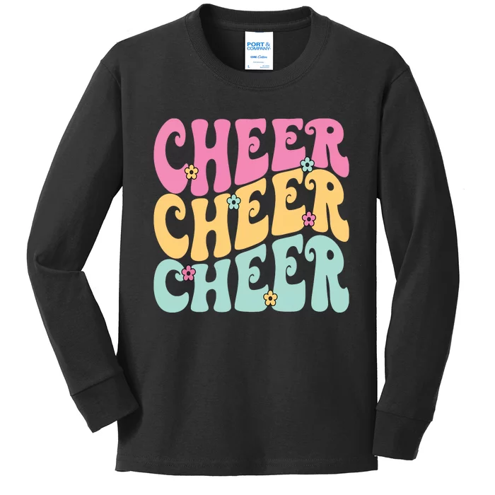 Cheerleading For Cheerleader Squad Teen Cheer Practice Kids Long Sleeve Shirt