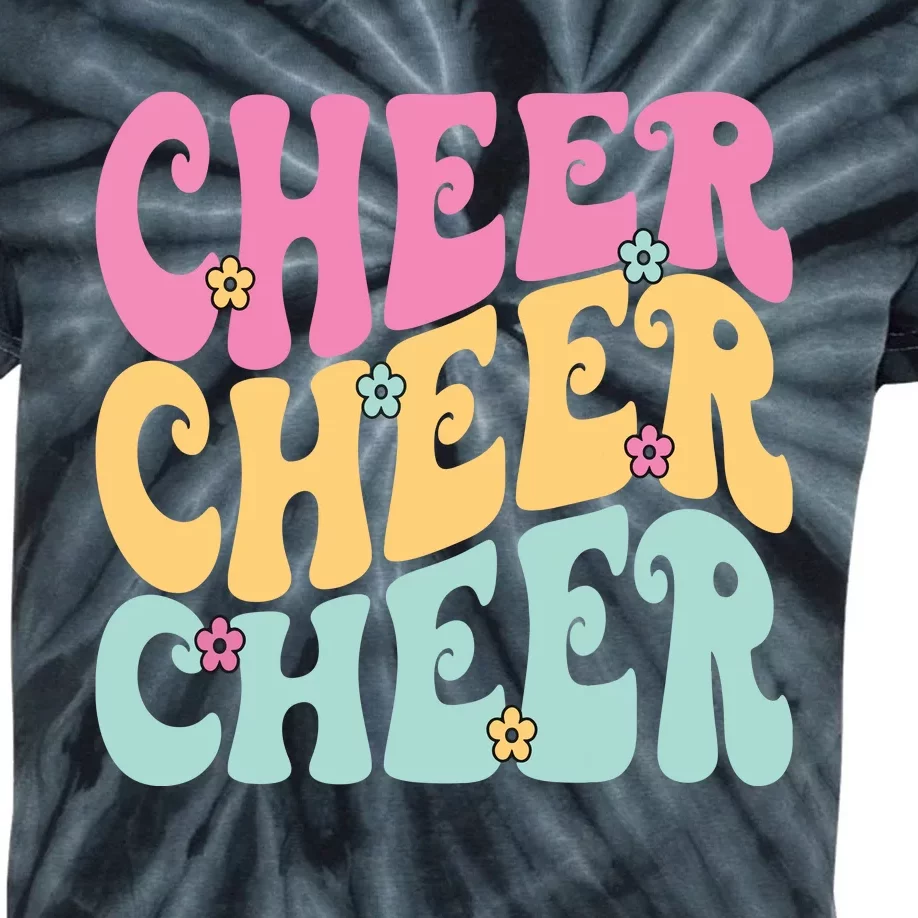 Cheerleading For Cheerleader Squad Teen Cheer Practice Kids Tie-Dye T-Shirt