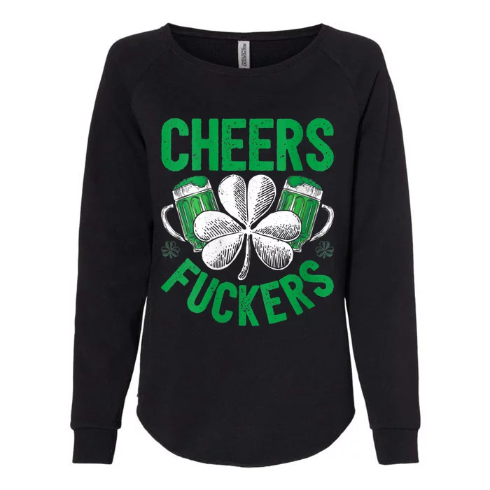 Cheers Fuckers Womens California Wash Sweatshirt