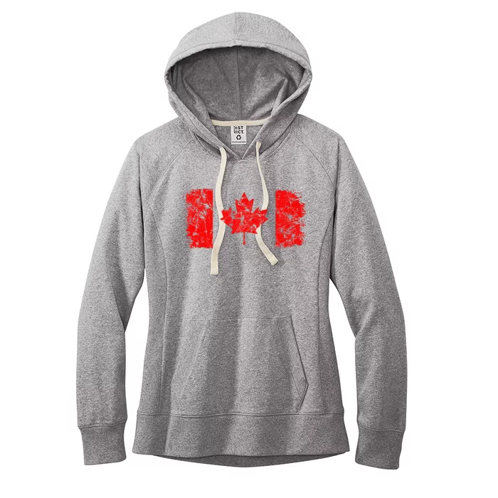 Canada Flag Canadian Flag Canadian Pride Canada Maple Leaf Women's Fleece Hoodie