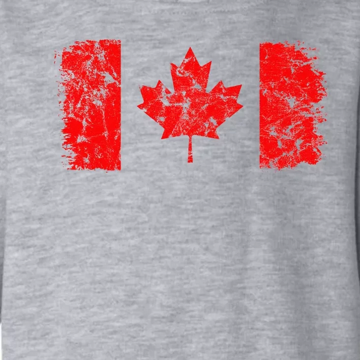 Canada Flag Canadian Flag Canadian Pride Canada Maple Leaf Toddler Hoodie