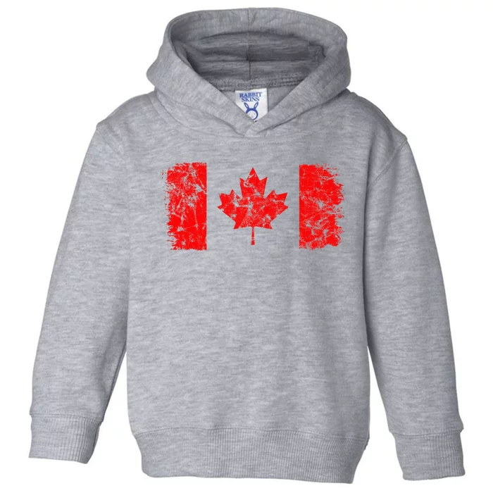 Canada Flag Canadian Flag Canadian Pride Canada Maple Leaf Toddler Hoodie