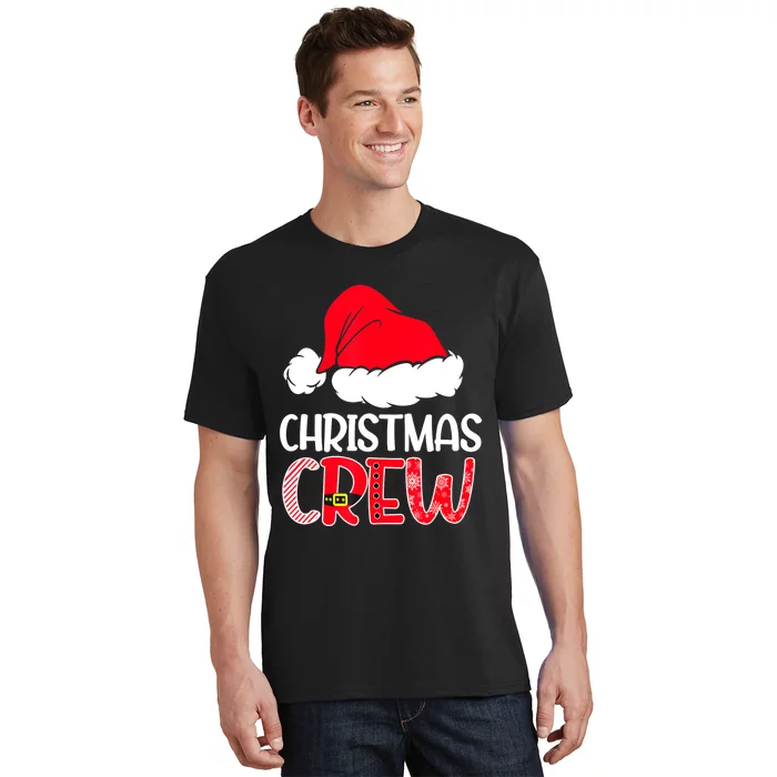 Cute Family Christmas Crew Matching Pajama Gift Lights T-Shirt