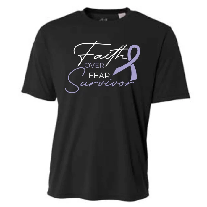 Cancer Fight Cancer Ribbon Gift Cooling Performance Crew T-Shirt