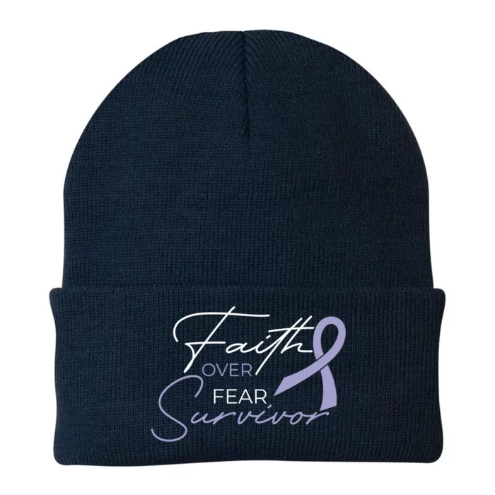 Cancer Fight Cancer Ribbon Gift Knit Cap Winter Beanie