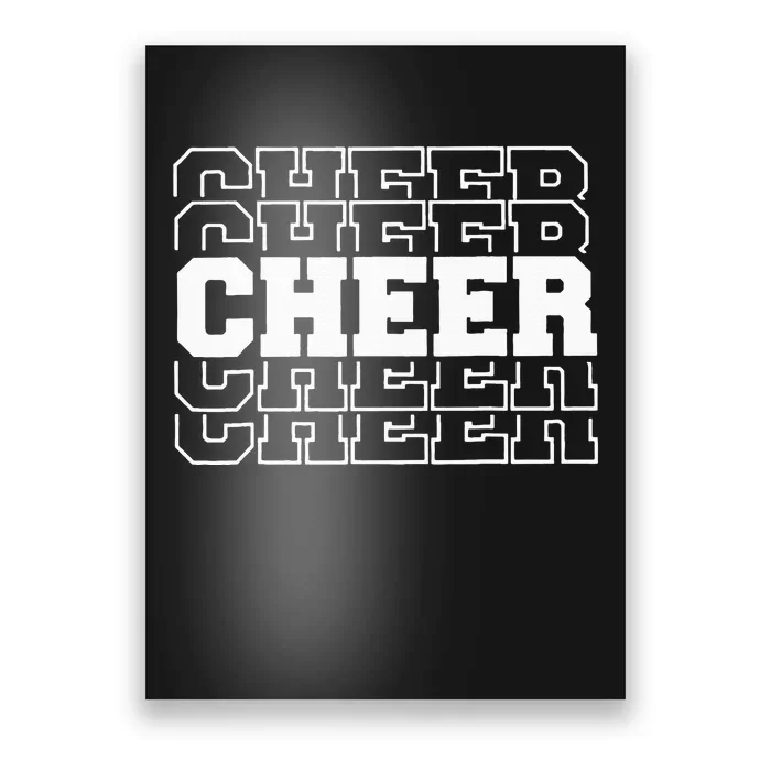 Cheerleading For Cheerleader Squad Girl Teen Cheer Practice Poster