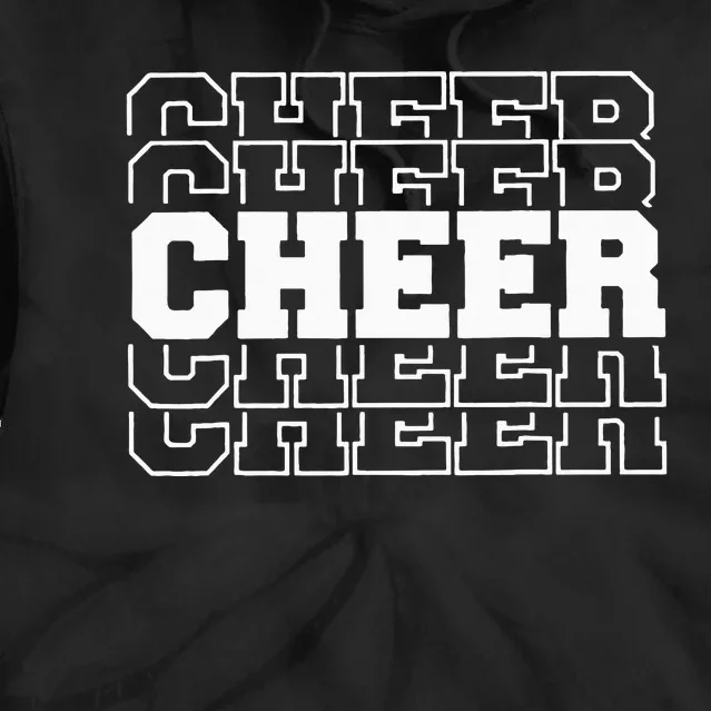 Cheerleading For Cheerleader Squad Girl Teen Cheer Practice Tie Dye Hoodie