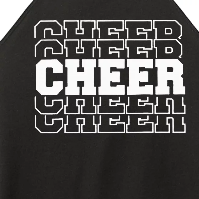 Cheerleading For Cheerleader Squad Girl Teen Cheer Practice Women’s Perfect Tri Rocker Tank