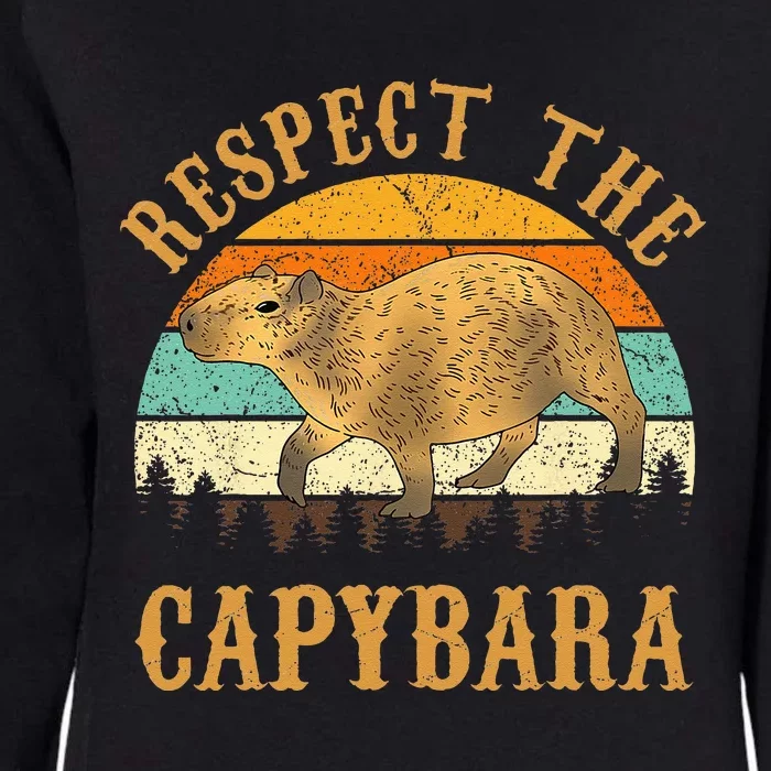 Capybara Funny Capybara Womens California Wash Sweatshirt