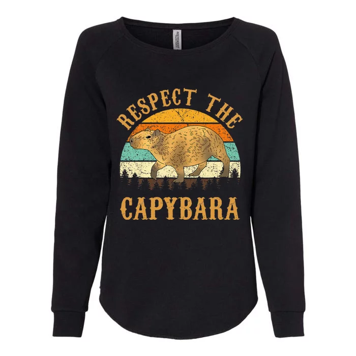 Capybara Funny Capybara Womens California Wash Sweatshirt