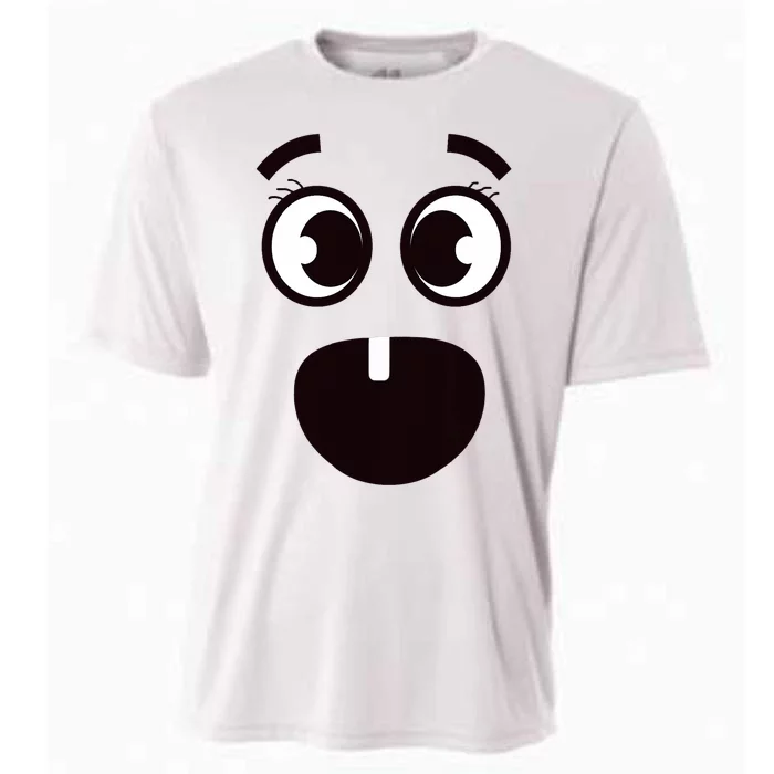 Creepy Funny Carrots Face Halloween Costume Cooling Performance Crew T-Shirt