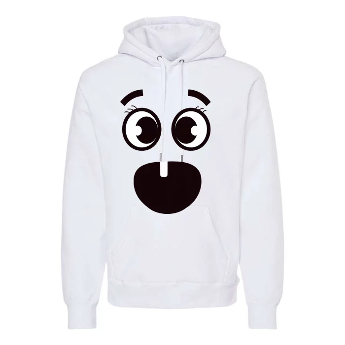 Creepy Funny Carrots Face Halloween Costume Premium Hoodie