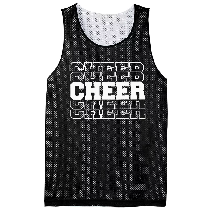 Cheerleading For Cheerleader Squad Girl Teen Cheer Practice Mesh Reversible Basketball Jersey Tank