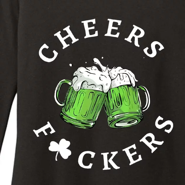 Cheers F Ckers St Patricks Day Womens CVC Long Sleeve Shirt