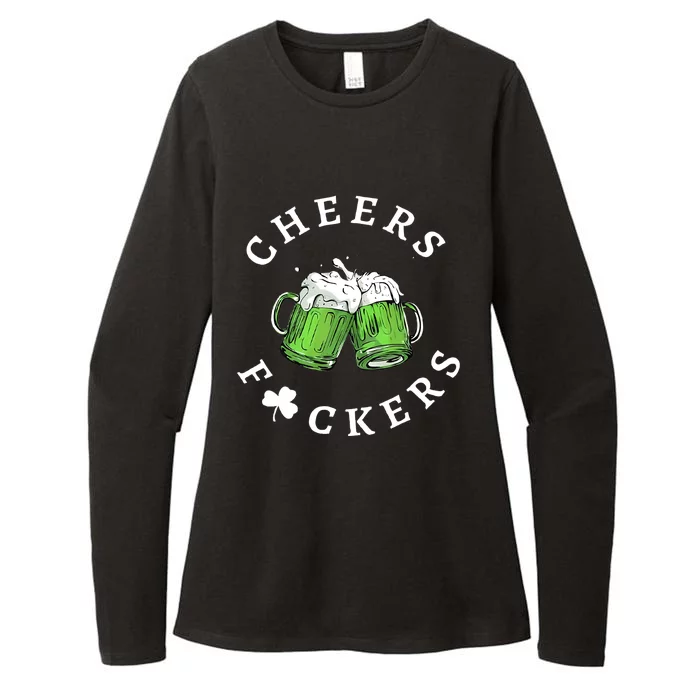 Cheers F Ckers St Patricks Day Womens CVC Long Sleeve Shirt