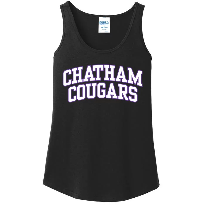 College Fever Chatham University Cougars 02 Ladies Essential Tank