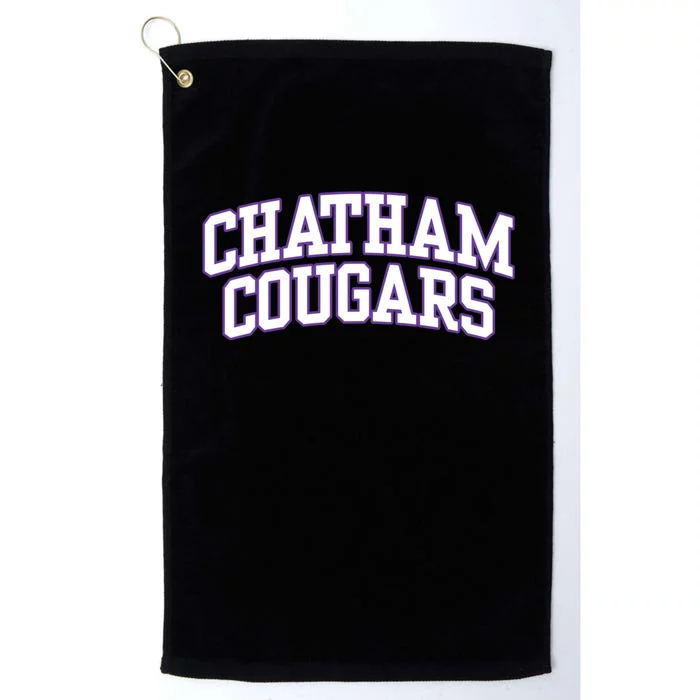 College Fever Chatham University Cougars 02 Platinum Collection Golf Towel