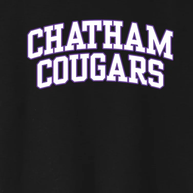 College Fever Chatham University Cougars 02 Women's Crop Top Tee