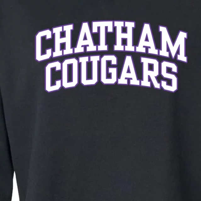 College Fever Chatham University Cougars 02 Cropped Pullover Crew