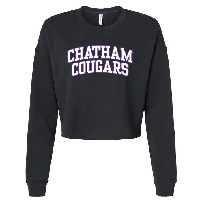 College Fever Chatham University Cougars 02 Cropped Pullover Crew