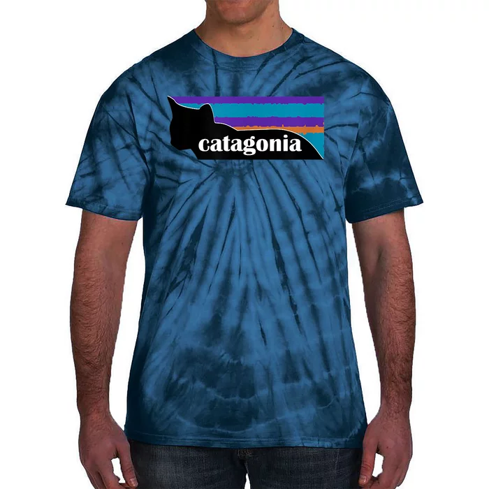 Catagonia Funny Cat Lover Apparel Tie-Dye T-Shirt