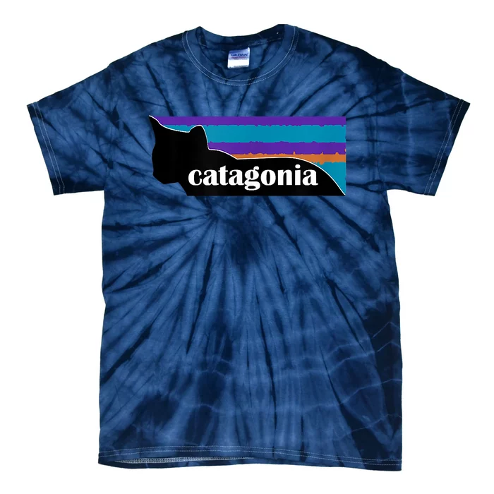 Catagonia Funny Cat Lover Apparel Tie-Dye T-Shirt