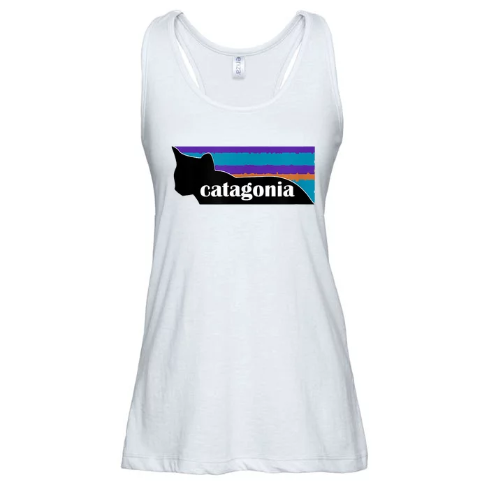 Catagonia Funny Cat Lover Apparel Ladies Essential Flowy Tank